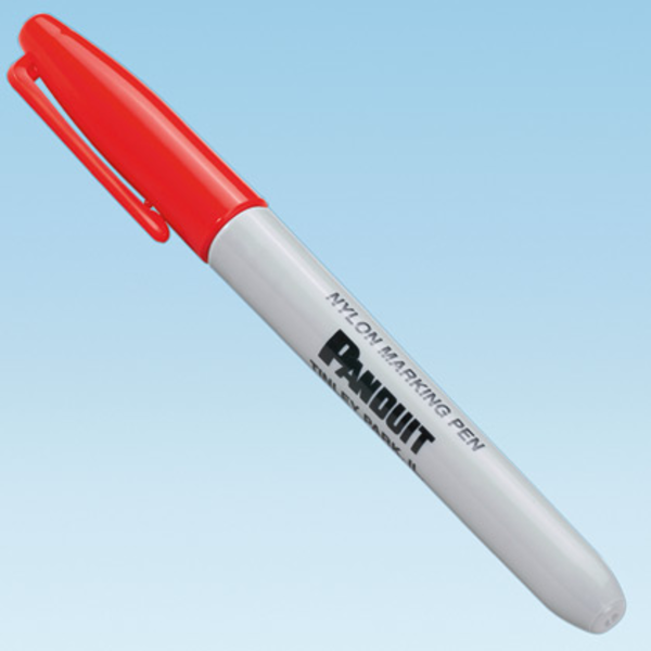 Panduit Marking Pen, Regular Tip, Red, PX-2, PK 12 PX-2